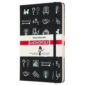 New! Moleskine x Monopoly Ruled Notebook Limited Edition 5" x 8.25"